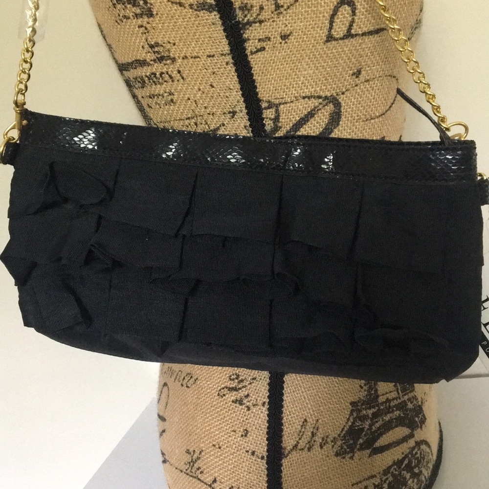 Black Clutch Purse Femme Couture Bella